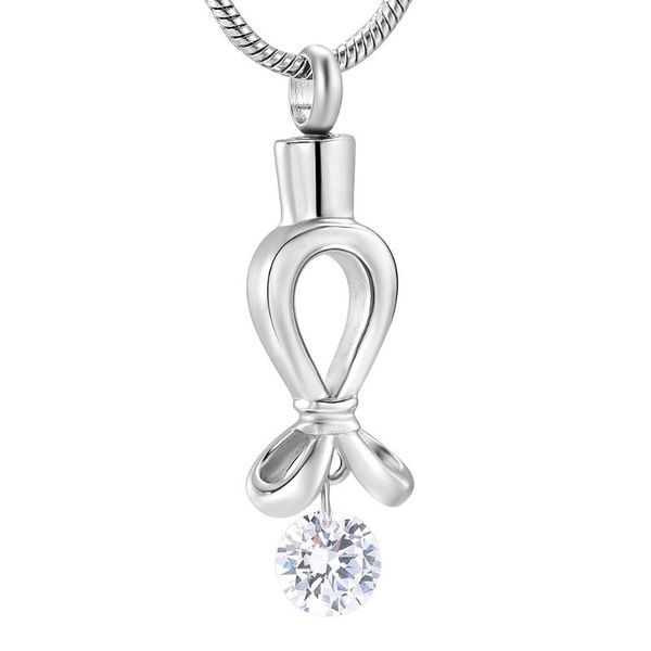pendant necklaces k11528 shiny zircon urn for ashes stainless steel bow tie locket keepsake memorial cremation jewelry women, Silver
pendant necklaces k11528 shiny zircon urn for ashes stainless steel bow tie locket keepsake memorial cremation jewelry women, Silver