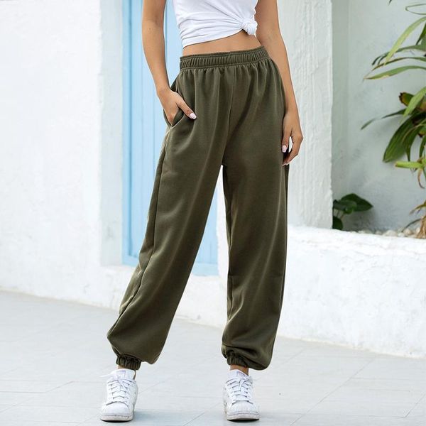 women's fashion high waist elastic long pants casual baggy loose sweatpants solid color bloomers sports trousers & capris, Black;white
women's fashion high waist elastic long pants casual baggy loose sweatpants solid color bloomers sports trousers & capris, Black;white