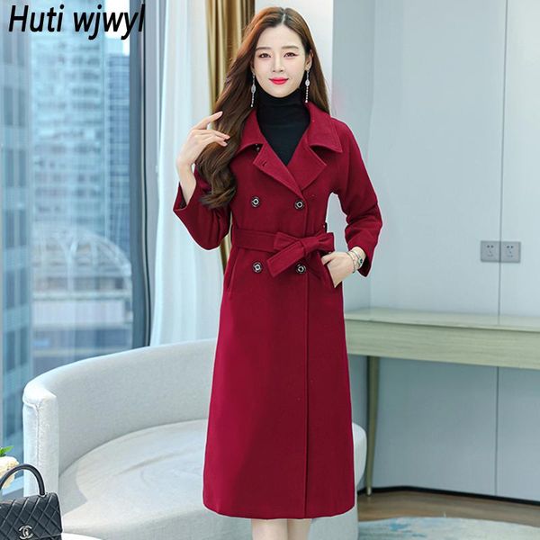 women's wool & blends 2021 thick warm woollen coat autumn winter outwear vintage casual jacket women solid elegant bodycon party overco, Black
women's wool & blends 2021 thick warm woollen coat autumn winter outwear vintage casual jacket women solid elegant bodycon party overco, Black