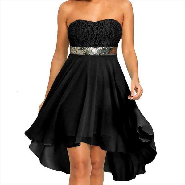 fashion summer irregular dress women party full dress off shoulder waist chiffon bandeau irregular, Black;gray
fashion summer irregular dress women party full dress off shoulder waist chiffon bandeau irregular, Black;gray