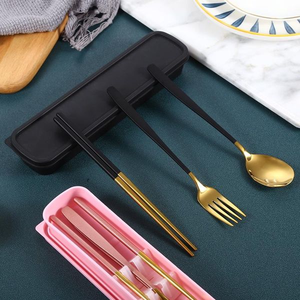 chopsticks dinner set cutlery stainless steel tableware knife fork spoon dinnerware with box western tools
chopsticks dinner set cutlery stainless steel tableware knife fork spoon dinnerware with box western tools