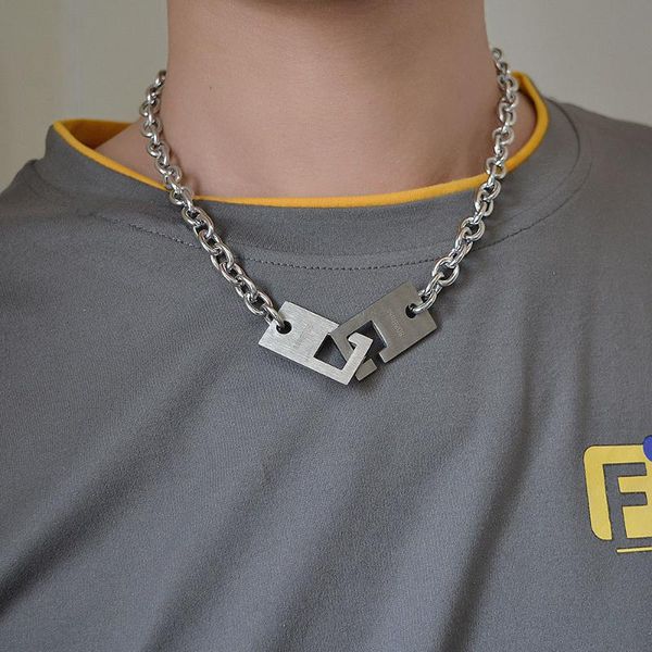 chokers european and american cool minimalist dark wind necklace personality titanium steel stitching chain male female accessories, Golden;silver
chokers european and american cool minimalist dark wind necklace personality titanium steel stitching chain male female accessories, Golden;silver