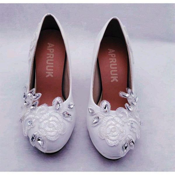 dress shoes 9cm high heel lace crystal silver rhinestones woman wedding pumps shoe white plus size lady dinner proms bridal, Black
dress shoes 9cm high heel lace crystal silver rhinestones woman wedding pumps shoe white plus size lady dinner proms bridal, Black