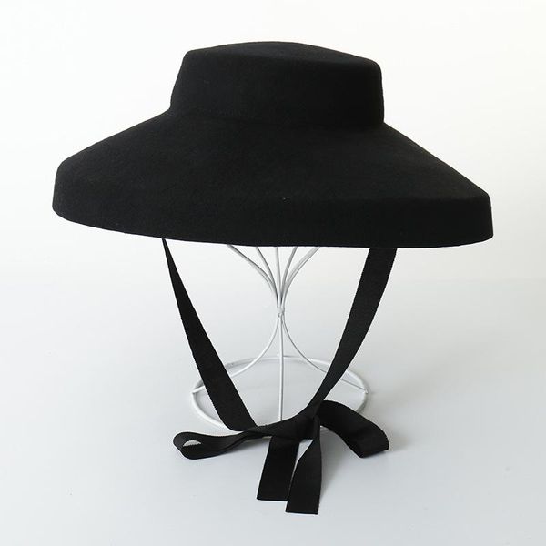 berets king wheat stage show party perform wool big brim black women fedora s felt cap winter bandage lady fashion formal hat, Blue;gray
berets king wheat stage show party perform wool big brim black women fedora s felt cap winter bandage lady fashion formal hat, Blue;gray