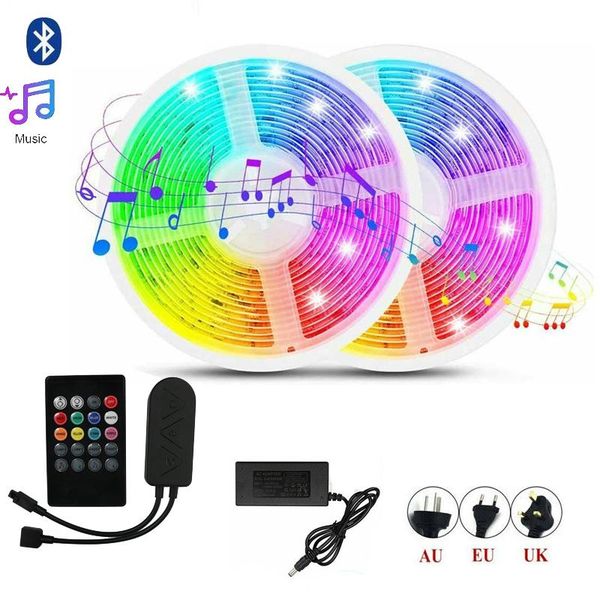 smart led strip lights rgb music light stripe bluetooth 10m 15m waterproof ribbon tape with remote strips
smart led strip lights rgb music light stripe bluetooth 10m 15m waterproof ribbon tape with remote strips