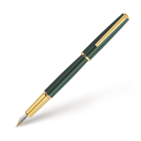 fountain pens jinhao green metal pen f/bent nib gun-gold clip excellent business office gift ink
fountain pens jinhao green metal pen f/bent nib gun-gold clip excellent business office gift ink