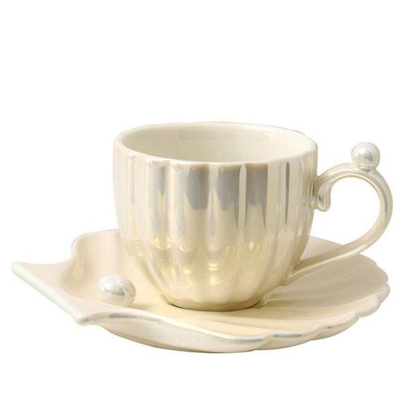 mugs 120ml british style pearl shell cup ceramic tea set european luxury exquisite home decor coffee plate afternoon
mugs 120ml british style pearl shell cup ceramic tea set european luxury exquisite home decor coffee plate afternoon