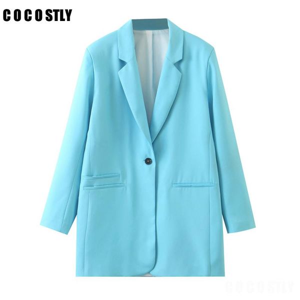 autumn sky blue elegant office women blazers solid pockets suit jacket coat female casual loose mujer women's suits &, White;black
autumn sky blue elegant office women blazers solid pockets suit jacket coat female casual loose mujer women's suits &, White;black