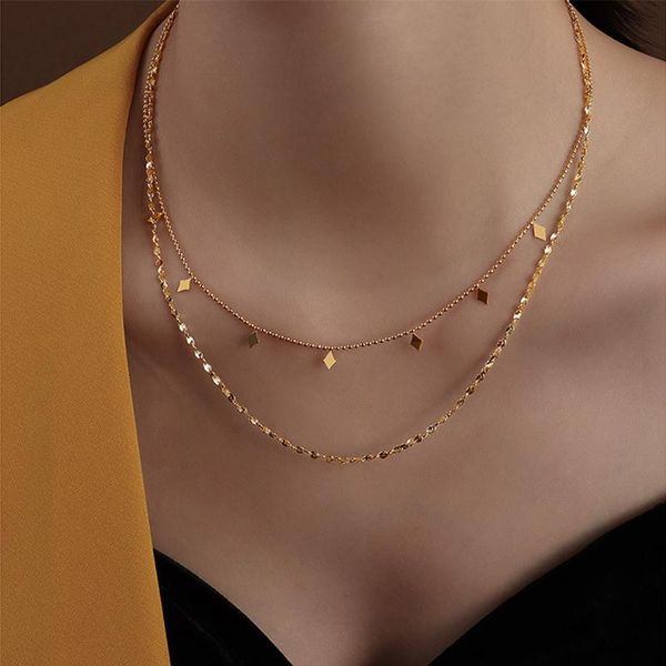 pendant necklaces ghidbk dainty lovely summer layering shine lozenge charms chain women simple stainless steel street style thin chokers, Silver
pendant necklaces ghidbk dainty lovely summer layering shine lozenge charms chain women simple stainless steel street style thin chokers, Silver