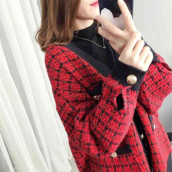 cardigan autumn and winter coat women's large size loose v-neck korean sweater female 210427, White;black
cardigan autumn and winter coat women's large size loose v-neck korean sweater female 210427, White;black