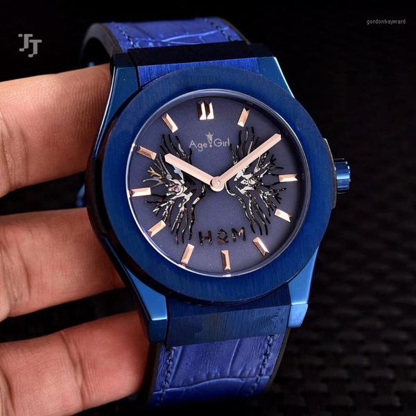 wristwatches luxury men rose gold black blue titanium automatic mechanical sapphire tourbillion watch grey brown leather, Slivery;brown
wristwatches luxury men rose gold black blue titanium automatic mechanical sapphire tourbillion watch grey brown leather, Slivery;brown