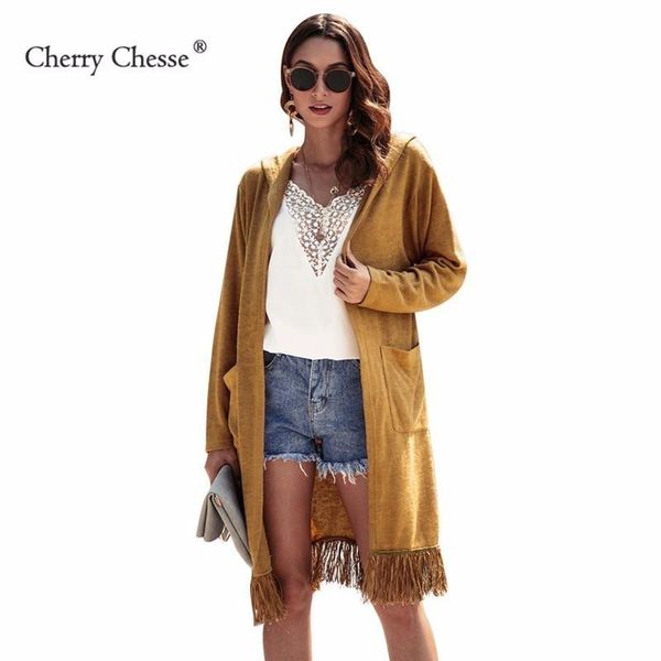 women's sweaters cherry chesse bohemian tassel women sweater open stitch hooded female summer autumn casual, White;black
women's sweaters cherry chesse bohemian tassel women sweater open stitch hooded female summer autumn casual, White;black