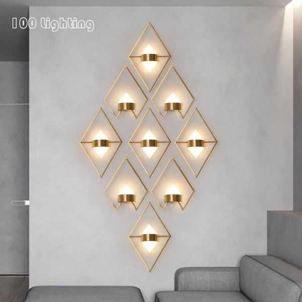 wall lamp novel geometry led copper decoration corridor stairs sconce gold minimalist parlor lighting fixture
wall lamp novel geometry led copper decoration corridor stairs sconce gold minimalist parlor lighting fixture