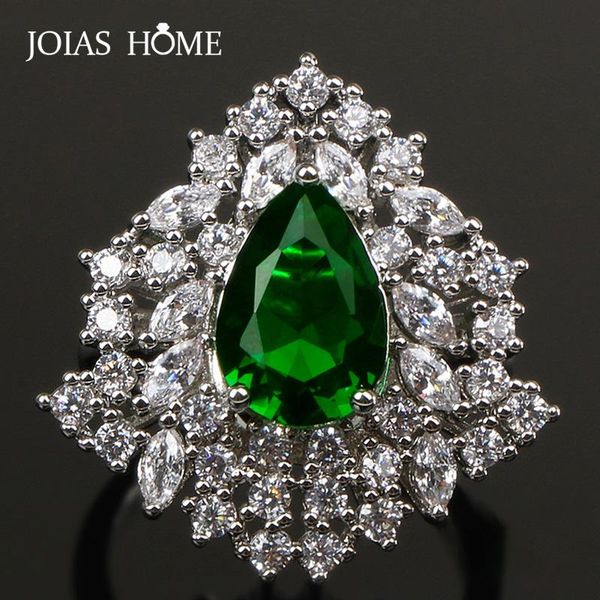 cluster rings joiashome classic 925 sterling silver women ring with oval shape emerald gemstones zircon fine jewelery for charm lady gift, Golden;silver
cluster rings joiashome classic 925 sterling silver women ring with oval shape emerald gemstones zircon fine jewelery for charm lady gift, Golden;silver