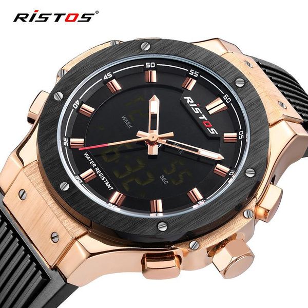 wristwatches men's sports watch multi-function dual display waterproof, Slivery;brown
wristwatches men's sports watch multi-function dual display waterproof, Slivery;brown