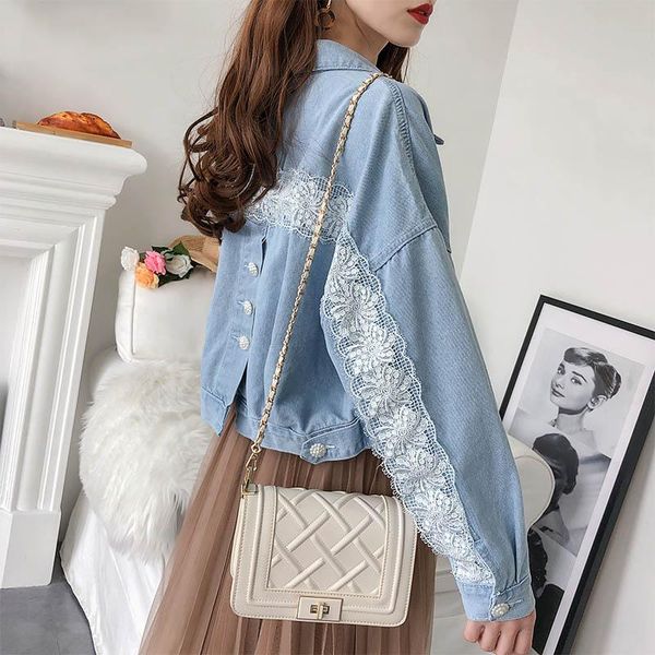 women's jackets eans jacket and coats for women summer autumn casual short denim pocket streetwear single breasted, Black;brown
women's jackets eans jacket and coats for women summer autumn casual short denim pocket streetwear single breasted, Black;brown