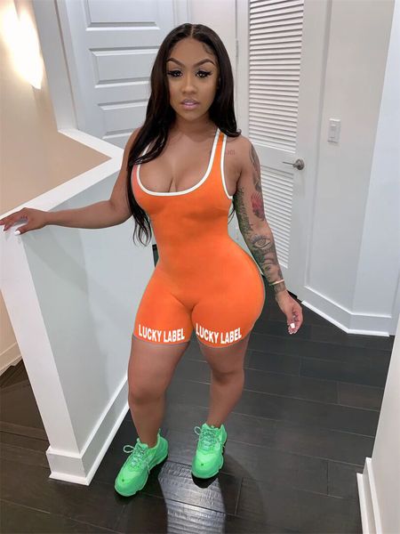 womens letter printing rompers fashion trend sleeveless u-neck sling skinny shorts designer summer female casual sports fitness slim jumpsu, Black;white
womens letter printing rompers fashion trend sleeveless u-neck sling skinny shorts designer summer female casual sports fitness slim jumpsu, Black;white