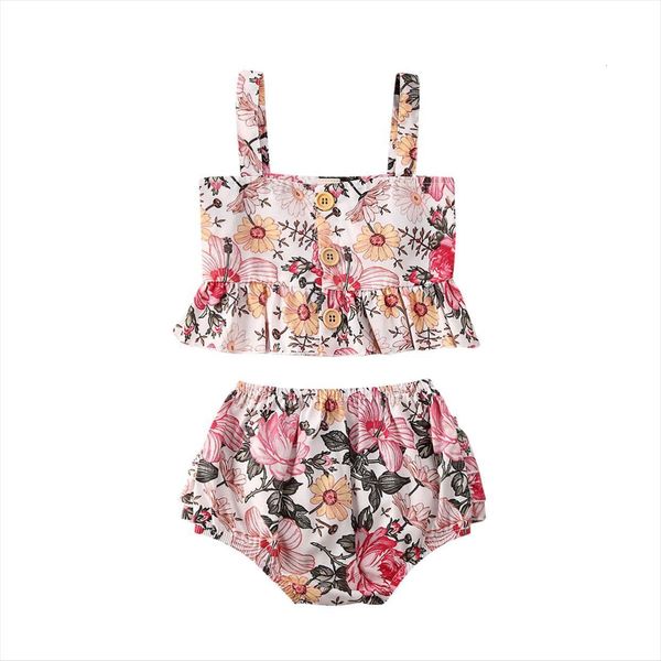 infant girls kids clothes sets flowers print sleeveless vest ruffles shorts summer outfits, White
infant girls kids clothes sets flowers print sleeveless vest ruffles shorts summer outfits, White