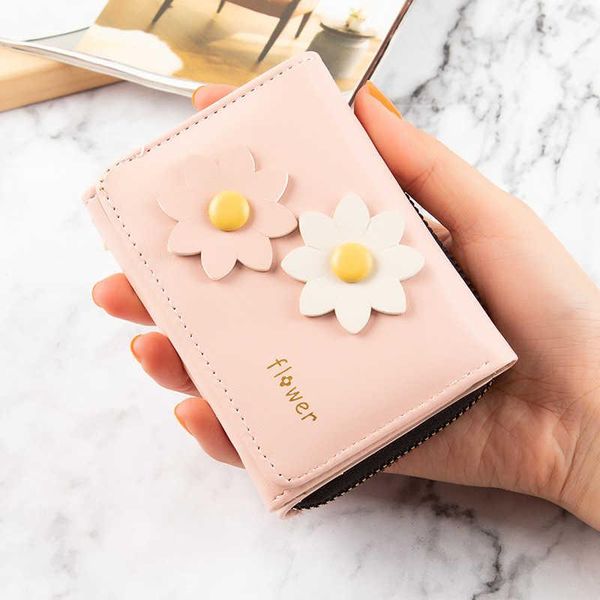 purse korean wallet women's short cute zipper large capacity multi card three fold small fresh student zero, White
purse korean wallet women's short cute zipper large capacity multi card three fold small fresh student zero, White