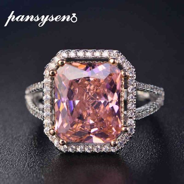 pansysen 100% solid 925 silver rings for women 10x12mm pink spinel diamond fine jewelry bridal wedding engagement ring, Slivery;golden
pansysen 100% solid 925 silver rings for women 10x12mm pink spinel diamond fine jewelry bridal wedding engagement ring, Slivery;golden
