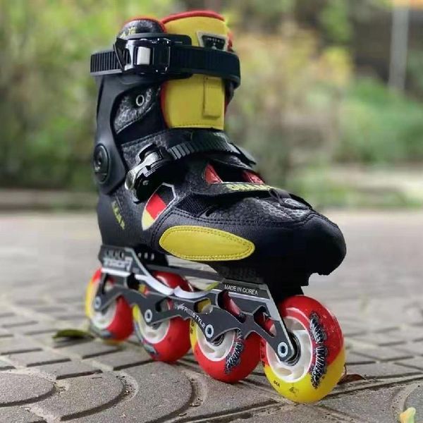 yellow red professional single line inline slide skates shoes sliding skating wheel thick boot man roller patines for hv hl &
yellow red professional single line inline slide skates shoes sliding skating wheel thick boot man roller patines for hv hl &