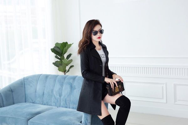 women's jackets pu leather coat women red black plus size autumn winter korean casual long slim cotton, Black;brown
women's jackets pu leather coat women red black plus size autumn winter korean casual long slim cotton, Black;brown