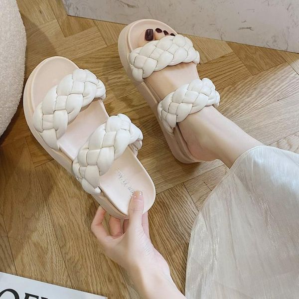 slippers platform women summer bread cross flip flops rope weaving slides mules design shoes, Black
slippers platform women summer bread cross flip flops rope weaving slides mules design shoes, Black