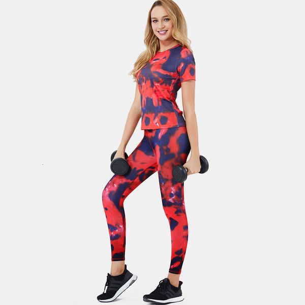 women's elastic autumn tracksuits ink printing short sleeve head exercise fitness yoga two piece set, Gray
women's elastic autumn tracksuits ink printing short sleeve head exercise fitness yoga two piece set, Gray