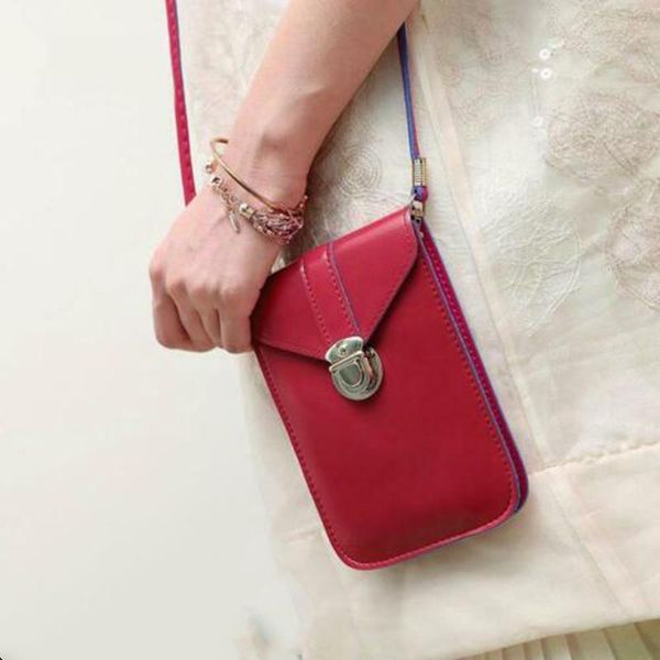 wallets touches screen pu leather change bag women crossbody mobile phone pouch wallet mothers day gift sci88, Red;black
wallets touches screen pu leather change bag women crossbody mobile phone pouch wallet mothers day gift sci88, Red;black