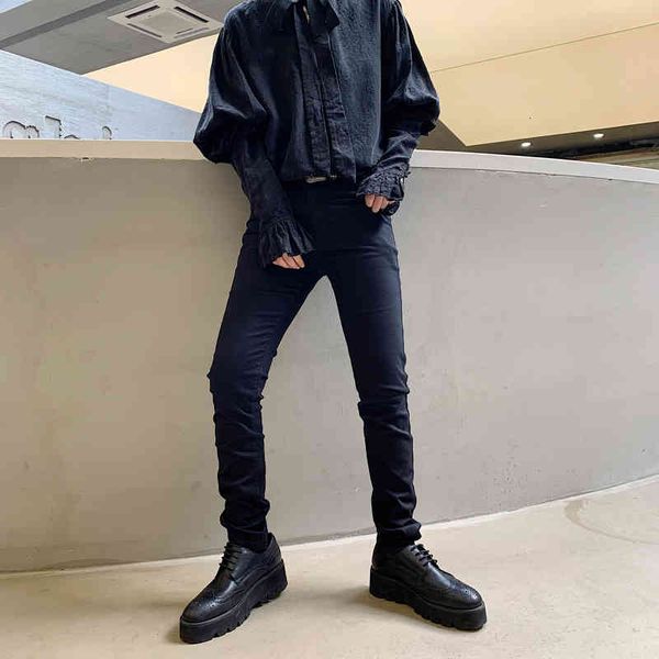 jeans streetwear mens skinny black classic male fashion designer elastic slim fit stretch denim, Blue
jeans streetwear mens skinny black classic male fashion designer elastic slim fit stretch denim, Blue