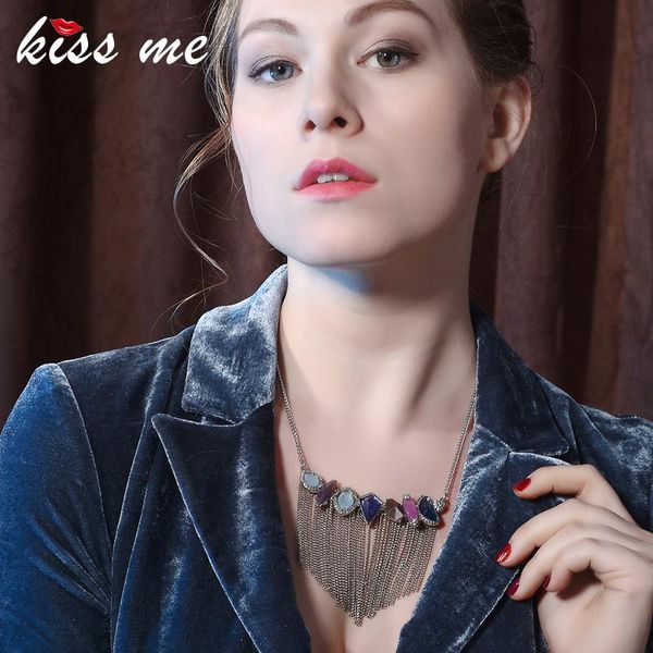 pendant necklaces kiss me mixed color irregular artificial gems maxi necklace party alloy tassel & pendants women statement jewelry, Silver
pendant necklaces kiss me mixed color irregular artificial gems maxi necklace party alloy tassel & pendants women statement jewelry, Silver