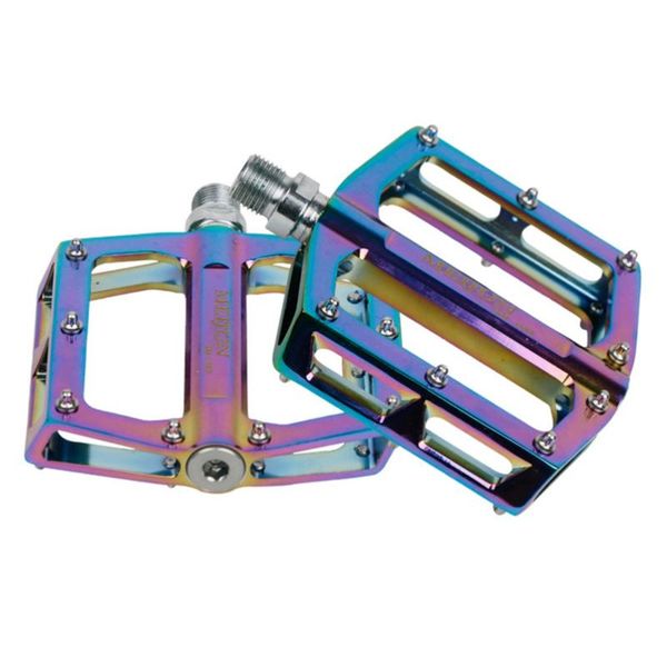 bike pedals 1 pair of fashion aluminum alloy mountain pedal with anti-slip spike accessory (colorful)
bike pedals 1 pair of fashion aluminum alloy mountain pedal with anti-slip spike accessory (colorful)