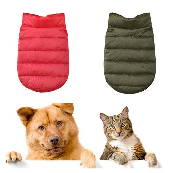 pet clothes puppy winter windproof warm vest small and medium dogs cats thick solid color coat clothing dog apparel
pet clothes puppy winter windproof warm vest small and medium dogs cats thick solid color coat clothing dog apparel