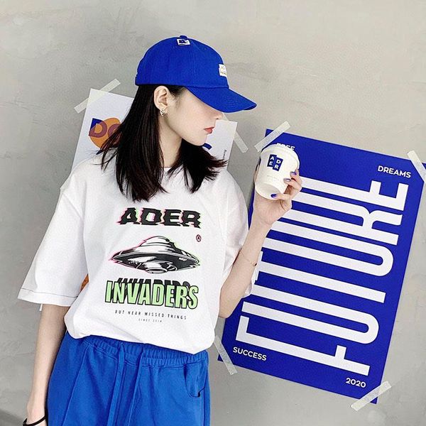 men's t-shirts ader error short-sleeved 2021 summer pure cotton loose street t-shirt men women couple tees, White;black
men's t-shirts ader error short-sleeved 2021 summer pure cotton loose street t-shirt men women couple tees, White;black
