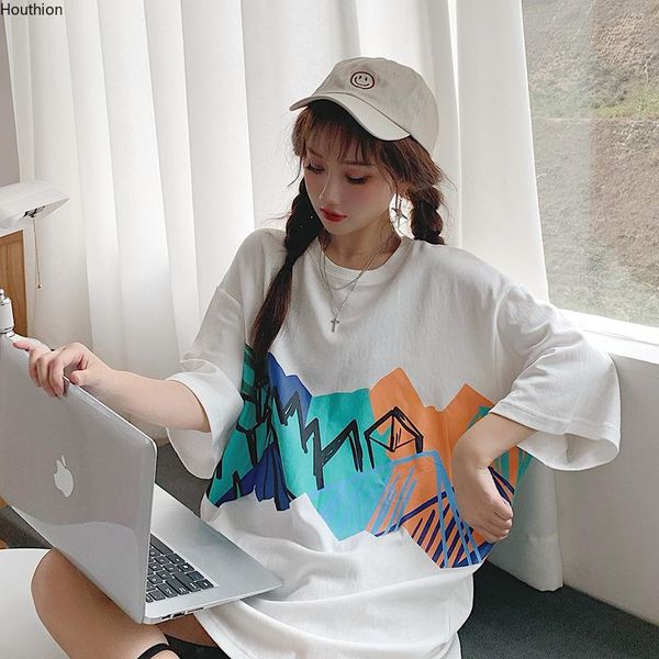 women's t-shirt houthion print plus size lady t-shirts fashion casual short sleeve t sshirt cotton tees o-neck, White
women's t-shirt houthion print plus size lady t-shirts fashion casual short sleeve t sshirt cotton tees o-neck, White