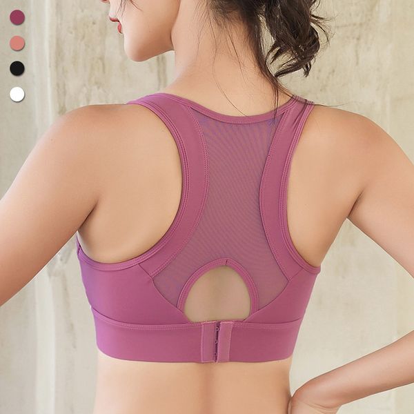 high intensity sports underwear women shockproof large running mesh beauty back hollow fitness bra yoga vest, Black;white
high intensity sports underwear women shockproof large running mesh beauty back hollow fitness bra yoga vest, Black;white