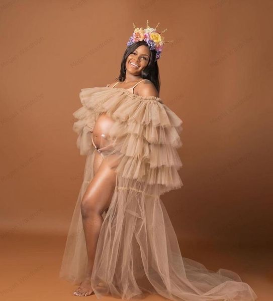 casual dresses tulle maternity robes see through sheer off the shoulder for pography long puffy custom made robe, Black;gray
casual dresses tulle maternity robes see through sheer off the shoulder for pography long puffy custom made robe, Black;gray