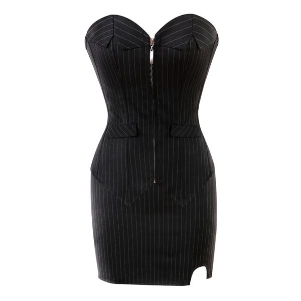 Womens Sexy Office Overbust Corset professional suit with Zipper One-step Narrow Skirt and G-string Plus Size -2XL, Top5802
Womens Sexy Office Overbust Corset professional suit with Zipper One-step Narrow Skirt and G-string Plus Size -2XL, Top5802