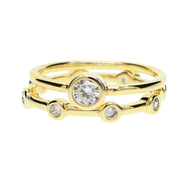 wedding rings gold filled color 2 pcs set size 7 stack stacking cubic zirconia cz band girl lady fashion ring, Slivery;golden
wedding rings gold filled color 2 pcs set size 7 stack stacking cubic zirconia cz band girl lady fashion ring, Slivery;golden