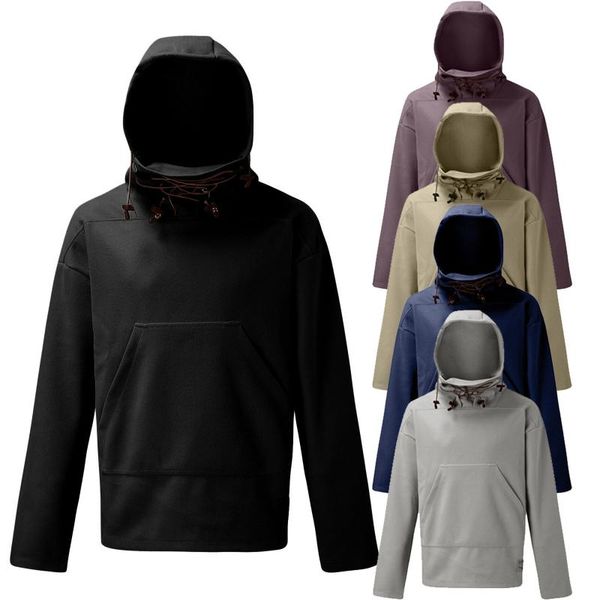 men's hoodies & sweatshirts winter length loose solid color wool pocket hooded sweatshirt blouse top, Black
men's hoodies & sweatshirts winter length loose solid color wool pocket hooded sweatshirt blouse top, Black