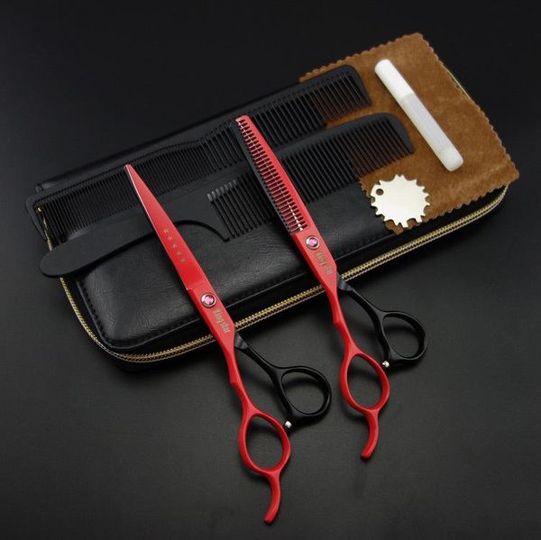 hair scissors 6 inch left-handed professional set ,straight & thinning barber shears,jp440c,62hrc,
hair scissors 6 inch left-handed professional set ,straight & thinning barber shears,jp440c,62hrc,