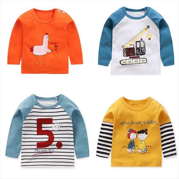 girls boys t shirt children tees long sleeve spring cotton kids fashion baby clothes 0 7y, Blue
girls boys t shirt children tees long sleeve spring cotton kids fashion baby clothes 0 7y, Blue