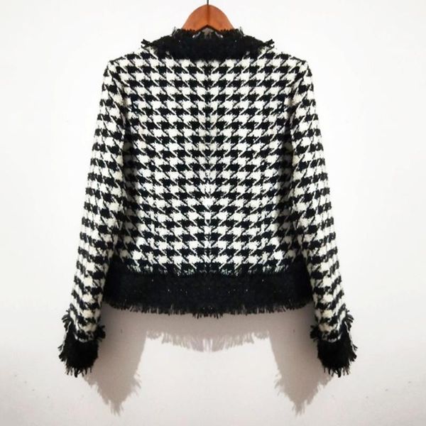 women's jackets plaid tweed black/white jacket autumn / winter long sleeve business ladies one piece coat, Black;brown
women's jackets plaid tweed black/white jacket autumn / winter long sleeve business ladies one piece coat, Black;brown