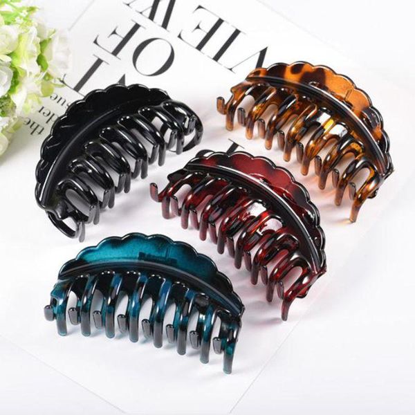 simple fashion lady plastic hair claw clips for women clamp barrette crab hairpins accessories & barrettes, Golden;silver
simple fashion lady plastic hair claw clips for women clamp barrette crab hairpins accessories & barrettes, Golden;silver