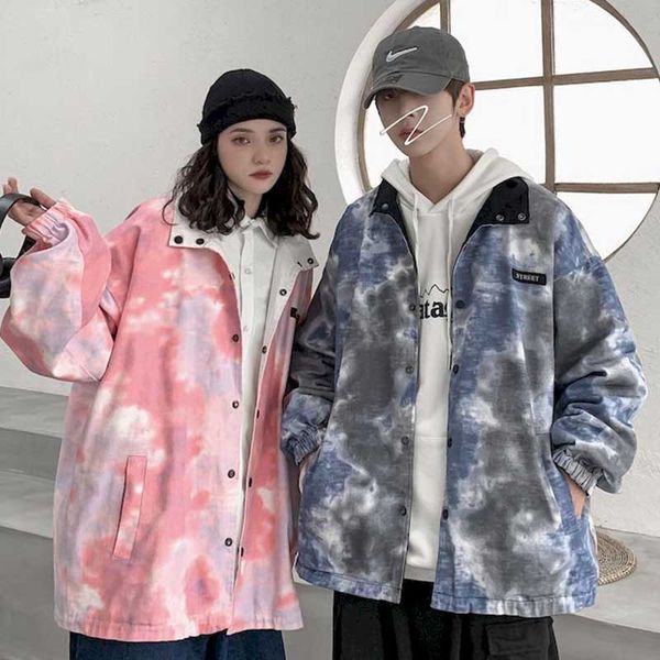 autumn loose jaet mens casual fashion coat tie-dye trend double-sided jaet square collar fashion trend loose wild 2021 new, Black
autumn loose jaet mens casual fashion coat tie-dye trend double-sided jaet square collar fashion trend loose wild 2021 new, Black