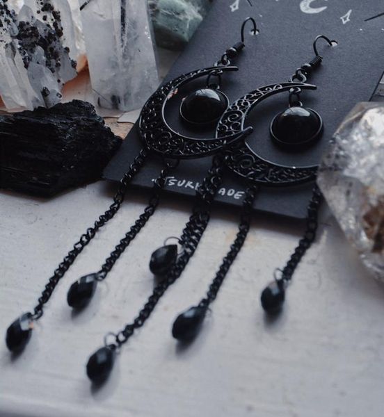 dangle & chandelier black moon earring,celestial jewelry,solar system,alternative boho gothic wiccan,r jewelry, gift for her, Silver
dangle & chandelier black moon earring,celestial jewelry,solar system,alternative boho gothic wiccan,r jewelry, gift for her, Silver