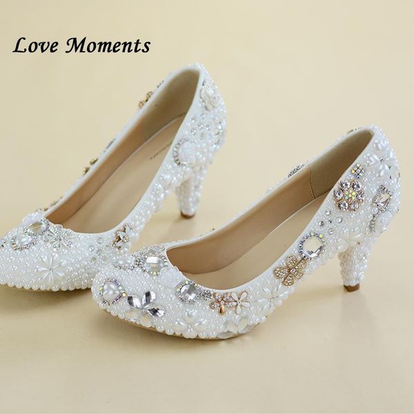 dress shoes beaded white pearl womens weddding fahsion 6cm heel round toe party woman pumps, Black
dress shoes beaded white pearl womens weddding fahsion 6cm heel round toe party woman pumps, Black