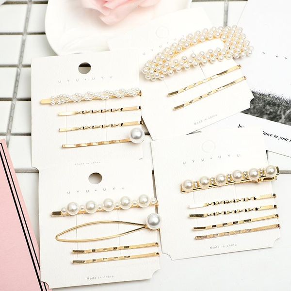 1set imitation pearls geometric hairpins for women fashion hair clips pin barrettes girls sweet accessorie accessories, Slivery;white
1set imitation pearls geometric hairpins for women fashion hair clips pin barrettes girls sweet accessorie accessories, Slivery;white