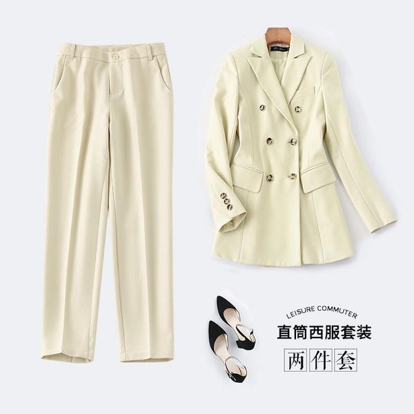 two piece dress women clothes professional wear solid color women's suit long sleeve fashion temperament high-end two-piece set, White
two piece dress women clothes professional wear solid color women's suit long sleeve fashion temperament high-end two-piece set, White