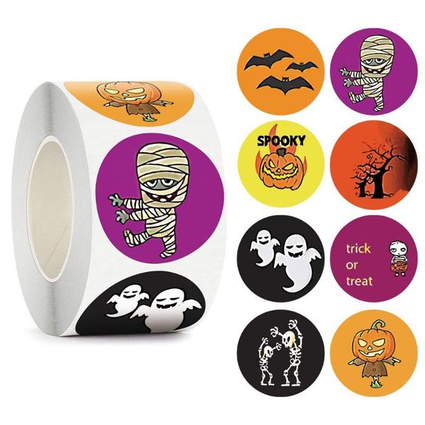 gift wrap 500pcs/roll halloween self adhesive round stickers pumpkin labels candy bags party packaging sealing diy craft
gift wrap 500pcs/roll halloween self adhesive round stickers pumpkin labels candy bags party packaging sealing diy craft